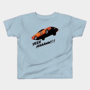 YeeeHaaaww!!! - General Lee Kids T-Shirt